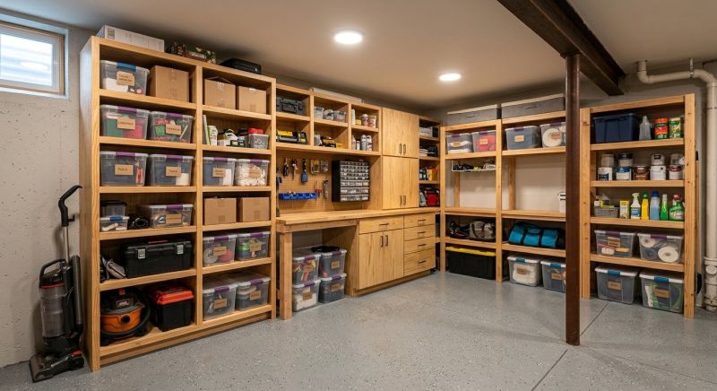 Basement Storage Installation in Winston Salem, NC