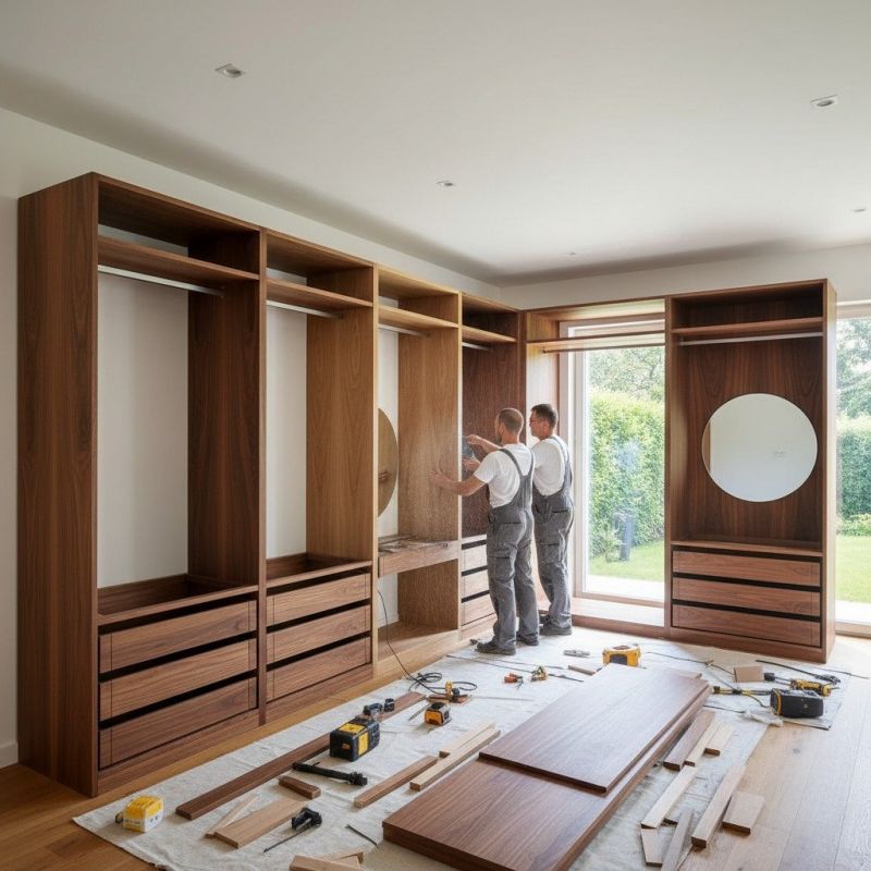 Built In Bookshelves Installation in Fairfax, VA