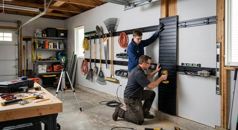 Garage Tool Rack Installation in Montgomery County, MD