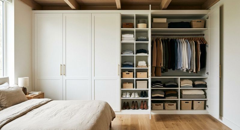 Mudroom Shelving Installation in Durham, NC