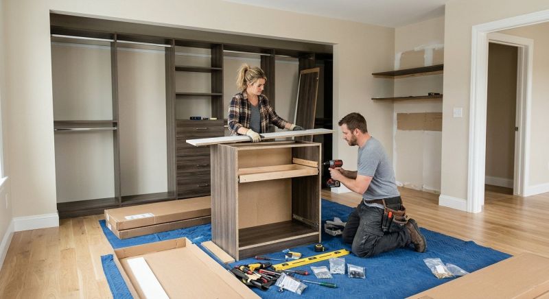 Walk In Closet Installation in Winston Salem, NC