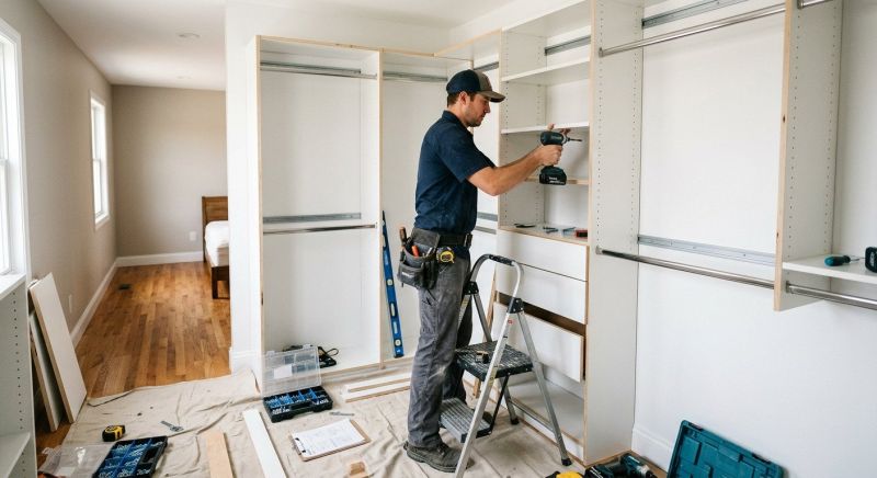 Walk In Closet Installation in Winston Salem, NC