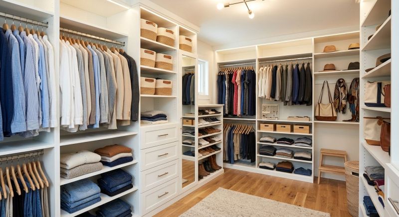 Walk In Closet Remodeling in Winston Salem, NC