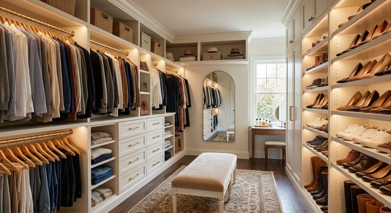 Walk In Closet Remodeling in Winston Salem, NC