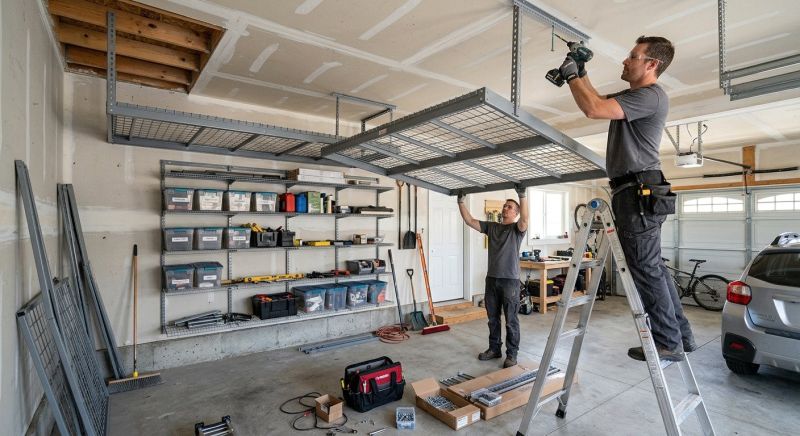 Garage Tool Rack Installation in Annapolis, MD