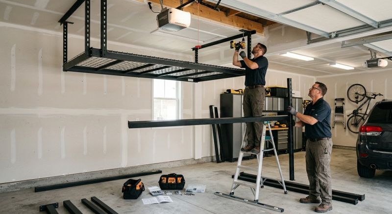Garage Tool Rack Installation in Rockville, MD